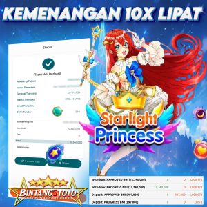 TESTIMONI JACKPOT SLOT STARLIGHT PRINCESS 1000